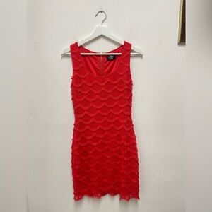 Guess Scarlet Fringe Mini Dress Size 6
